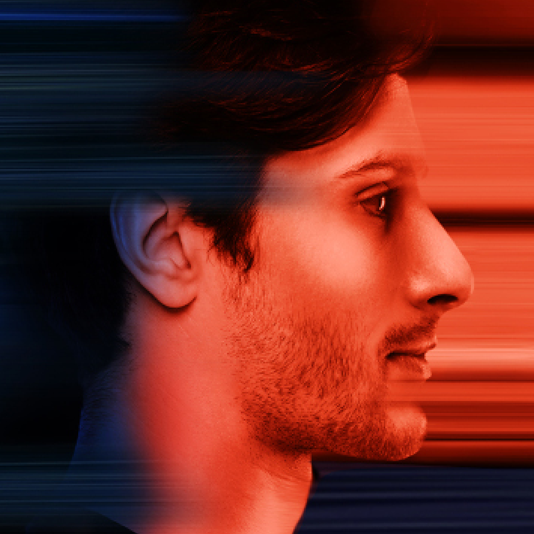 Side profile of a man