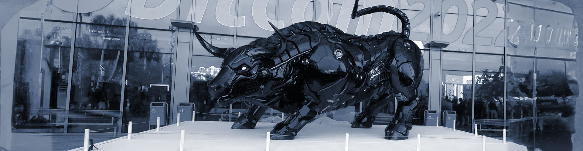 mechanical bull statue