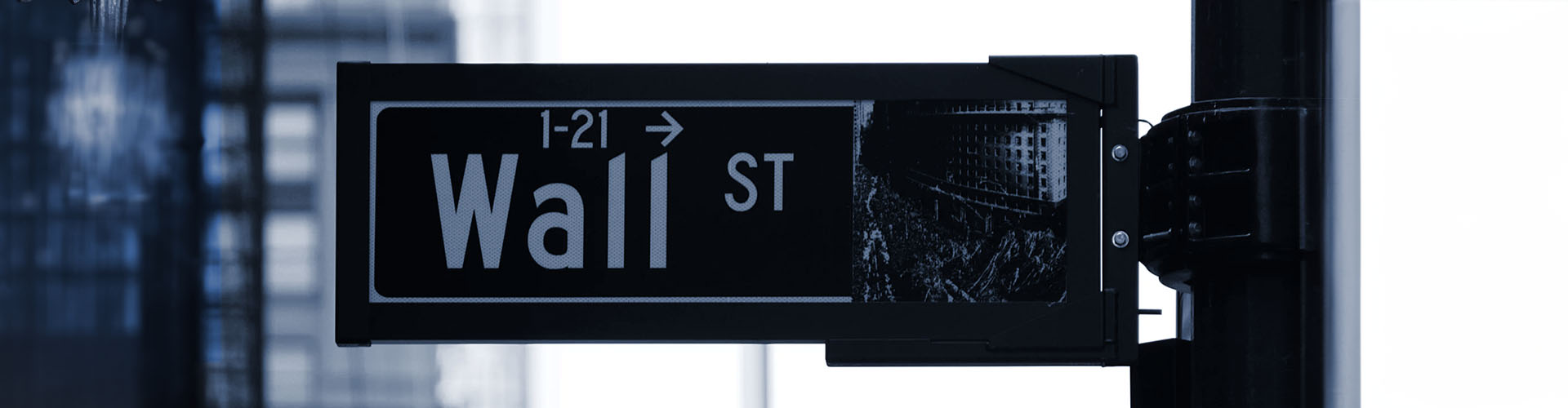 Sign showing Wall Street